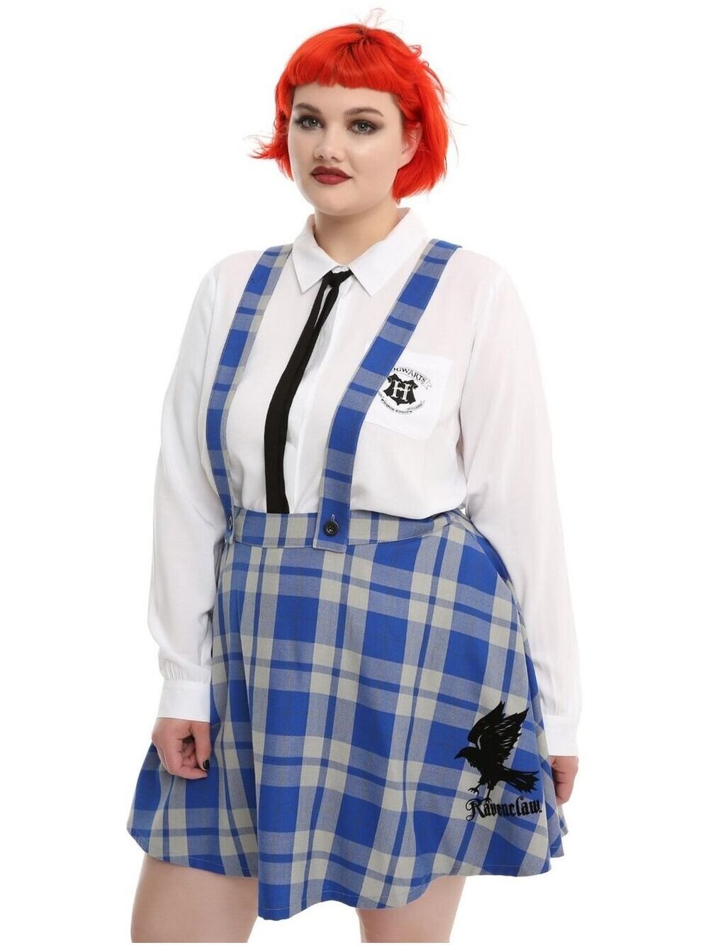 18 • Ravenclaw Skirt with suspender style straps EUC